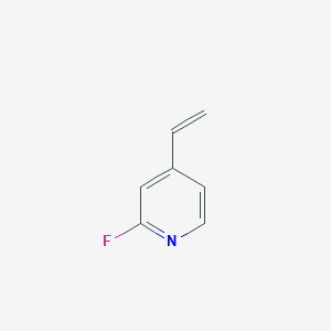 molecular formula C7H6FN B1322555 2-Fluoro-4-vinylpyridine CAS No. 552331-57-4