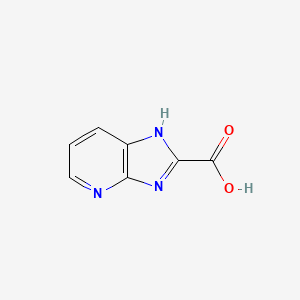 molecular formula C7H5N3O2 B1322557 3H-imidazo[4,5-b]pyridine-2-carboxylic acid CAS No. 97640-15-8