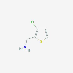 molecular formula C5H6ClNS B1322560 (3-Chlorothiophen-2-yl)methanamine CAS No. 214759-25-8