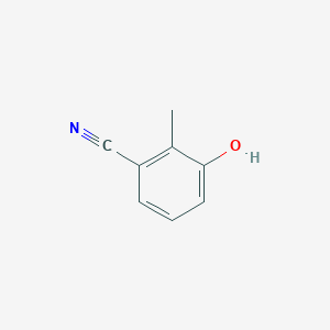 molecular formula C8H7NO B1322566 3-Hydroxy-2-methylbenzonitrile CAS No. 55289-04-8