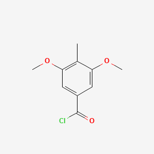 molecular formula C10H11ClO3 B1322570 3,5-Dimethoxy-4-methylbenzoyl chloride CAS No. 34523-76-7