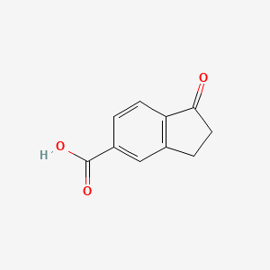 molecular formula C10H8O3 B1322571 1-Indanone-5-carboxylic acid CAS No. 3470-45-9
