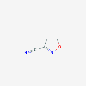 molecular formula C4H2N2O B1322572 Isoxazole-3-carbonitrile CAS No. 68776-57-8