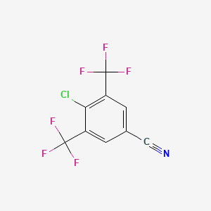 4-Chloro-3,5-bis(trifluoromethyl)benzonitrile