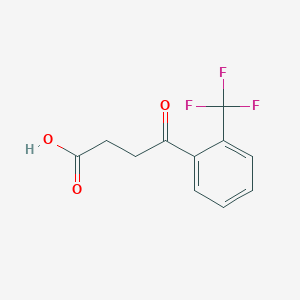 molecular formula C11H9F3O3 B1322577 4-Oxo-4-(2-trifluoromethylphenyl)butyric acid CAS No. 200725-09-3