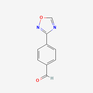 molecular formula C9H6N2O2 B1322578 4-(1,2,4-Oxadiazol-3-yl)benzaldehyde CAS No. 545424-41-7