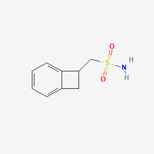 molecular formula C9H11NO2S B13225782 {Bicyclo[4.2.0]octa-1,3,5-trien-7-yl}methanesulfonamide 