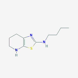 molecular formula C10H17N3S B13225786 N-Butyl-4H,5H,6H,7H-[1,3]thiazolo[5,4-b]pyridin-2-amine 