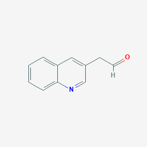 molecular formula C11H9NO B1322579 2-(Quinolin-3-YL)acetaldehyde CAS No. 545423-95-8