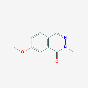 molecular formula C10H10N2O2 B13225848 7-Methoxy-2-methyl-1,2-dihydrophthalazin-1-one 