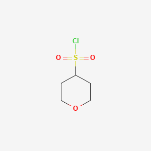 molecular formula C5H9ClO3S B1322589 Tetrahydro-2H-pyran-4-sulfonyl chloride CAS No. 338453-21-7