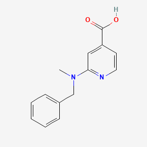 2-[Benzyl(methyl)amino]isonicotinic acid