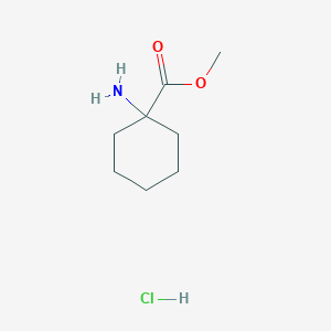 molecular formula C8H16ClNO2 B1322595 Methyl 1-aminocyclohexanecarboxylate hydrochloride CAS No. 37993-32-1