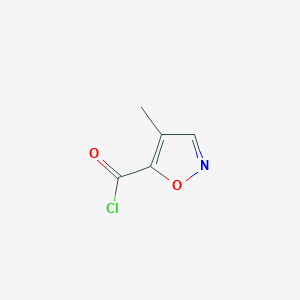 molecular formula C5H4ClNO2 B1322597 4-Methylisoxazole-5-carbonyl chloride 