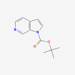 molecular formula C12H14N2O2 B1322598 tert-Butyl 1H-pyrrolo[2,3-c]pyridine-1-carboxylate CAS No. 370880-82-3
