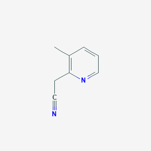 molecular formula C8H8N2 B1322600 2-(3-Methylpyridin-2-YL)acetonitrile CAS No. 38203-11-1