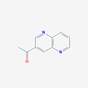 molecular formula C10H8N2O B1322601 1-(1,5-Naphthyridin-3-yl)ethanone CAS No. 1246088-62-9