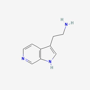 molecular formula C9H11N3 B1322616 1H-Pyrrolo[2,3-c]pyridine-3-ethanamine CAS No. 933736-82-4