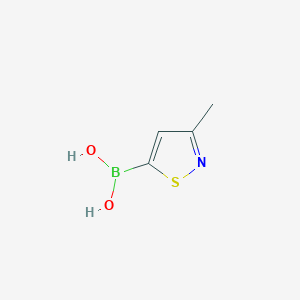 molecular formula C4H6BNO2S B1322622 (3-Methyl-1,2-thiazol-5-yl)boronic acid CAS No. 216971-00-5