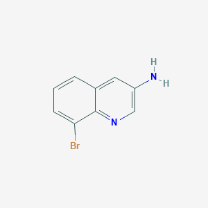 molecular formula C9H7BrN2 B1322627 8-Bromoquinolin-3-amine CAS No. 347146-15-0