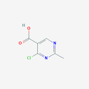 molecular formula C6H5ClN2O2 B1322629 4-Chloro-2-methylpyrimidine-5-carboxylic acid CAS No. 933702-81-9