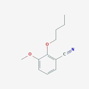 molecular formula C12H15NO2 B1322640 2-Butoxy-3-methoxybenzonitrile CAS No. 80364-97-2