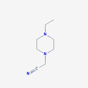 molecular formula C8H15N3 B1322653 2-(4-Ethylpiperazin-1-yl)acetonitrile CAS No. 90206-22-7