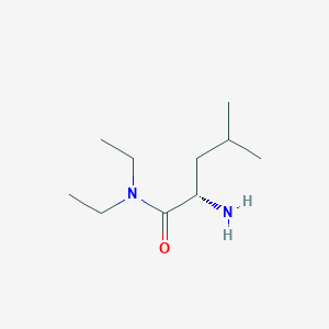molecular formula C10H22N2O B1322656 N,N-Diethyl-L-leucinamide CAS No. 63618-45-1