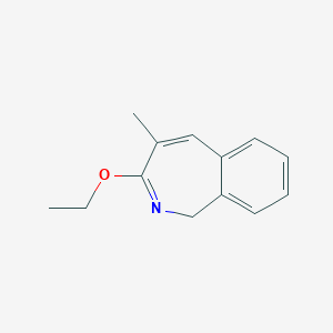 molecular formula C13H15NO B132266 3-Ethoxy-4-methyl-1H-2-benzazepine CAS No. 143265-93-4