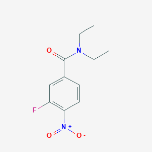 N,N-Diethyl-3-fluoro-4-nitrobenzamide