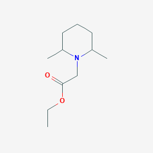 Ethyl (2,6-dimethylpiperidin-1-yl)acetate
