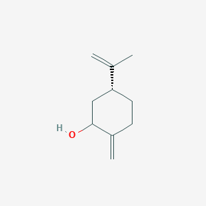 molecular formula C10H16O B132269 (5R)-2-Methylidene-5-prop-1-en-2-ylcyclohexan-1-ol CAS No. 216655-61-7