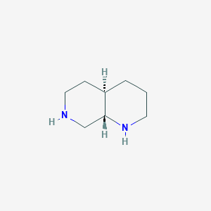1,7-Naphthyridine, decahydro-, trans-