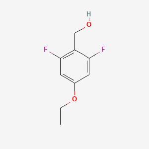 molecular formula C9H10F2O2 B1322693 (4-Ethoxy-2,6-difluorophenyl)methanol CAS No. 438050-23-8