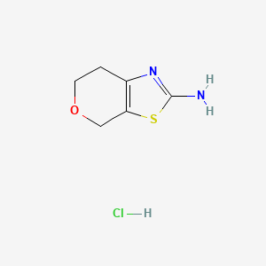 6,7-dihydro-4H-pyrano[4,3-d]thiazol-2-amine hydrochloride