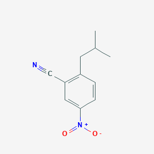 molecular formula C11H12N2O2 B1322704 2-Isobutyl-5-nitrobenzonitrile CAS No. 288251-96-7