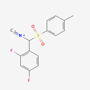 molecular formula C15H11F2NO2S B1322709 2,4-Difluoro-1-(isocyano(tosyl)methyl)benzene CAS No. 660431-66-3