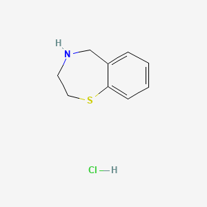 2,3,4,5-Tetrahydrobenzo[f][1,4]thiazepine hydrochloride