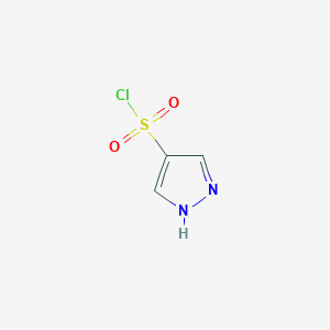 molecular formula C3H3ClN2O2S B1322724 1H-pyrazole-4-sulfonyl chloride CAS No. 438630-64-9