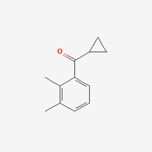 molecular formula C12H14O B1322731 Cyclopropyl 2,3-dimethylphenyl ketone CAS No. 898790-00-6