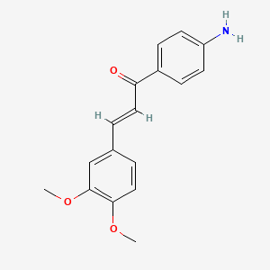 (2E)-1-(4-Aminophenyl)-3-(3,4-dimethoxyphenyl)-prop-2-EN-1-one