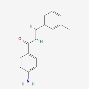 (2E)-1-(4-Aminophenyl)-3-(3-methylphenyl)-prop-2-EN-1-one