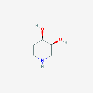 molecular formula C5H11NO2 B1322749 (3S,4R)-Piperidine-3,4-diol CAS No. 39640-70-5