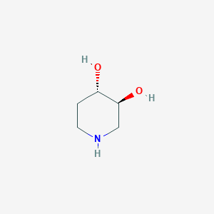 molecular formula C5H11NO2 B1322750 trans-3,4-Dihydroxypiperidine CAS No. 39640-71-6