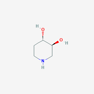 molecular formula C5H11NO2 B1322750 (3S,4S)-piperidine-3,4-diol CAS No. 39640-71-6