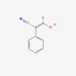 molecular formula C9H7NO B1322751 2-Cyano-2-phenylvinylalcohol CAS No. 22252-92-2