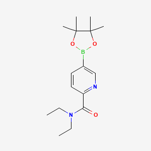 N,N-diethyl-5-(4,4,5,5-tetramethyl-1,3,2-dioxaborolan-2-yl)picolinamide