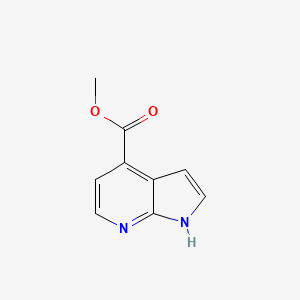 molecular formula C9H8N2O2 B1322755 Methyl 1H-pyrrolo[2,3-b]pyridine-4-carboxylate CAS No. 351439-07-1