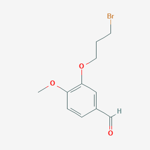 3-(3-Bromopropoxy)-4-methoxybenzaldehyde
