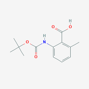 molecular formula C13H17NO4 B1322776 Boc-2-amino-6-methylbenzoic acid CAS No. 269391-47-1